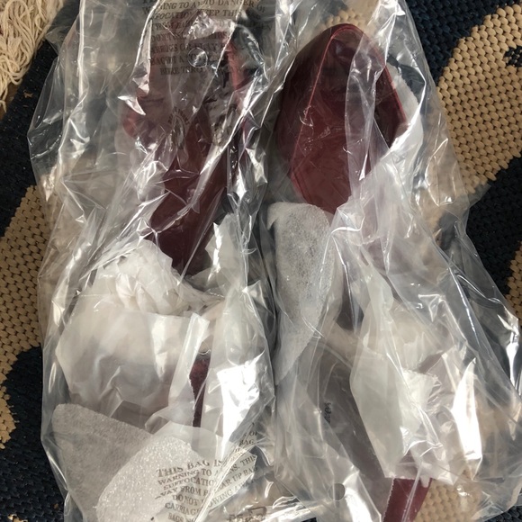 Vince Nina Suede d’Orsay Point-toe Flats RedRust - Picture 8 of 10